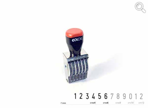 Ziffernbandstempel 07006