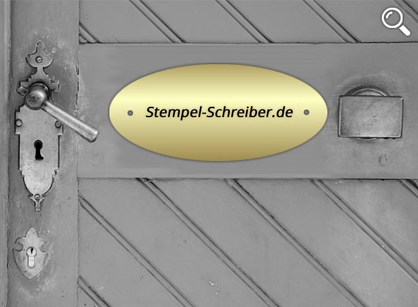 Türschild Messing Z1/1